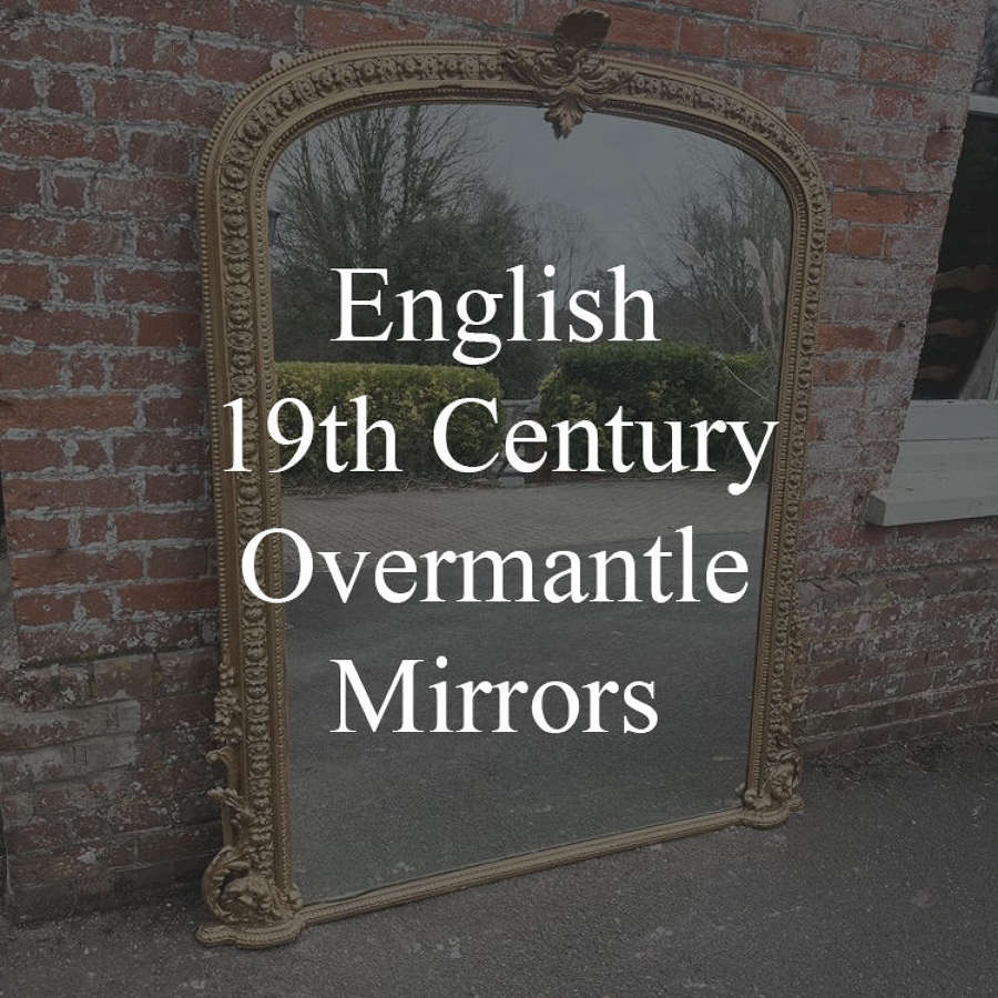 English 19th Century Overmantle