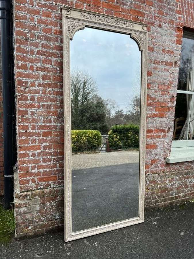 A Splendid Extra Large Antique French 19th Century Carved Wood & Gesso
