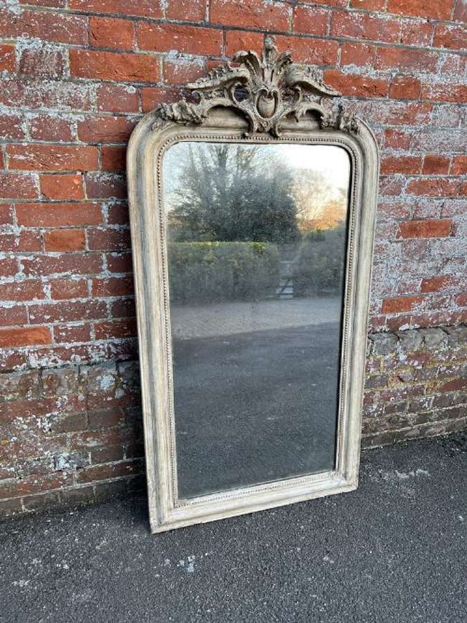 A Fabulous Large Antique French 19th Century Carved Wood & Gesso Arche