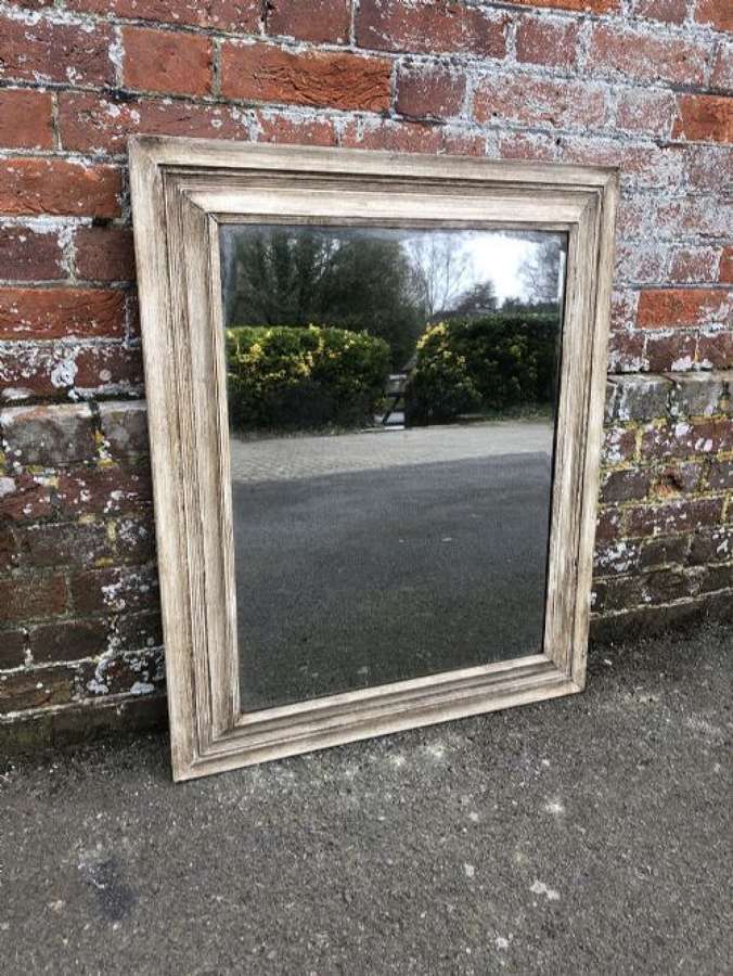A Superb Good Size Antique19th Century  French Painted Mirror