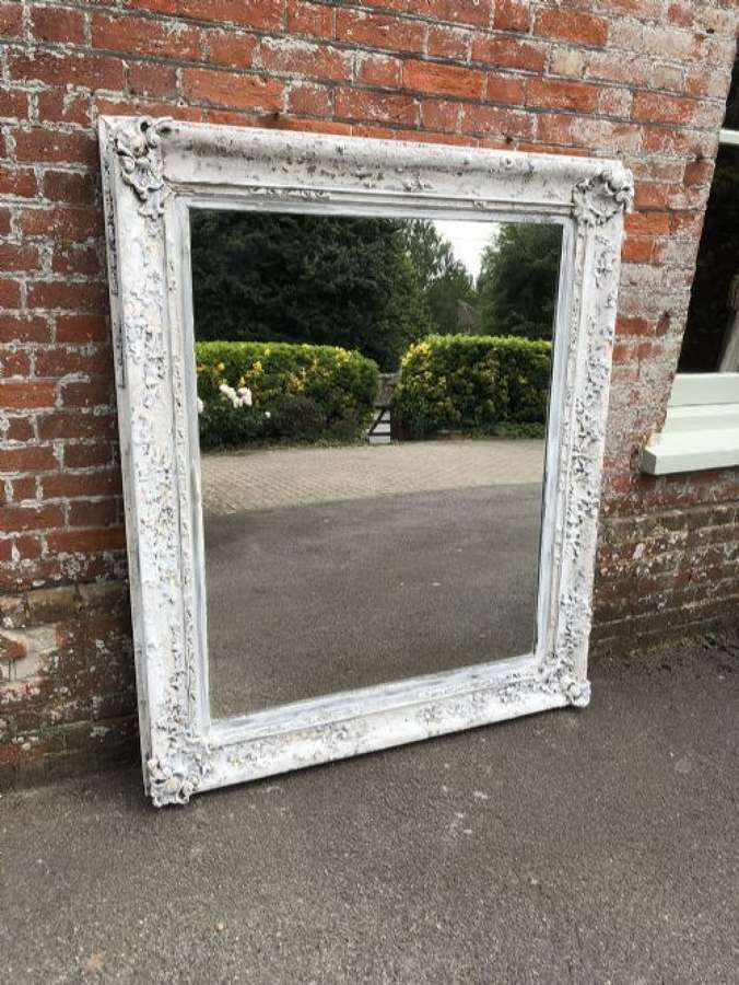 A Superb Highly Decorative Large Antique 19th C English Mirror