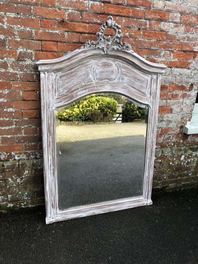 A Stunning Large Highly Antique 19th Century French Mirror