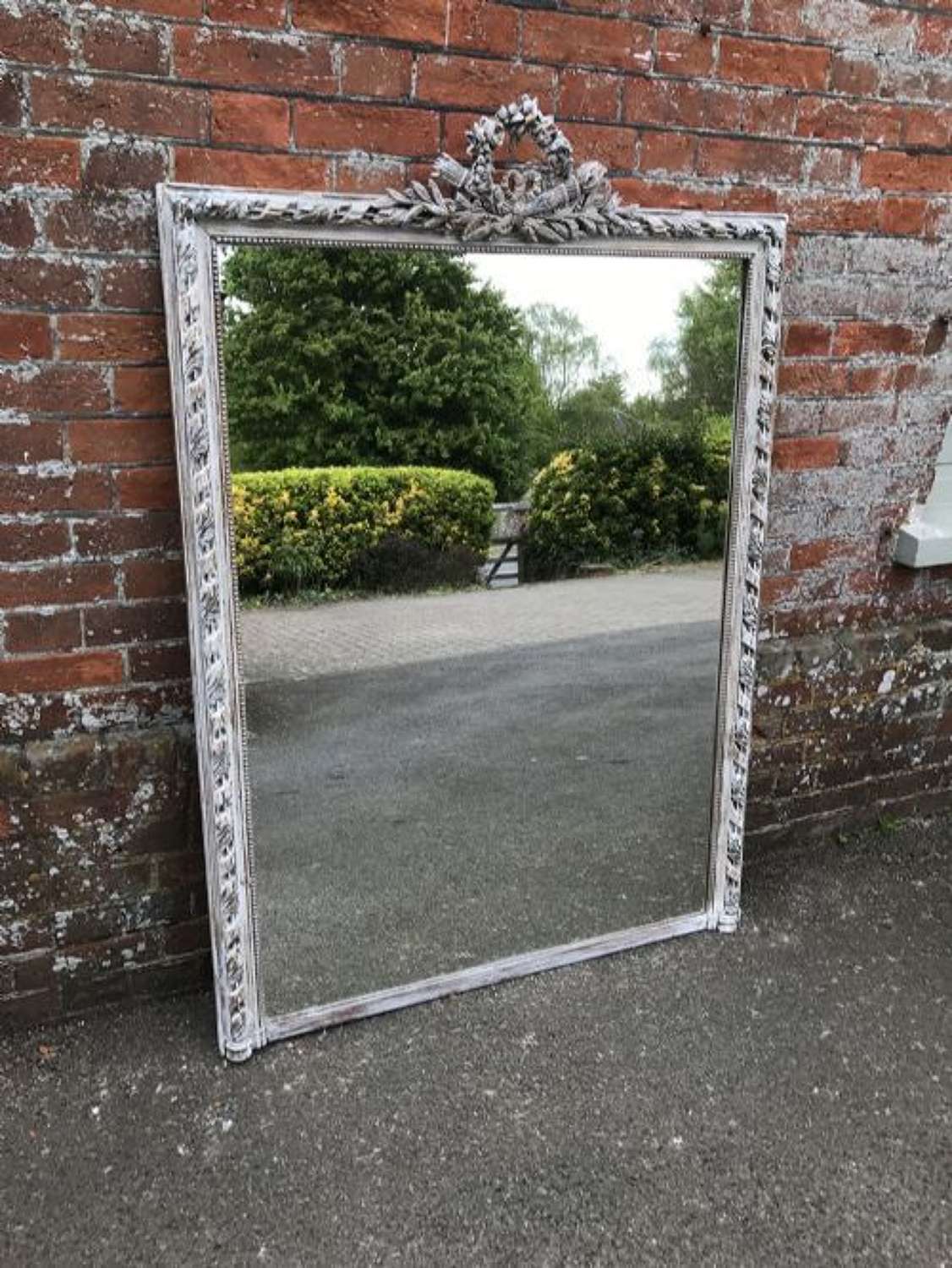 A Fabulous Large Decorative Antique 19th C French Mirror