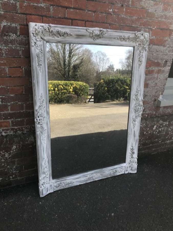 A Fabulous Large Early Antique 19th Century French Carved Wood And Ges