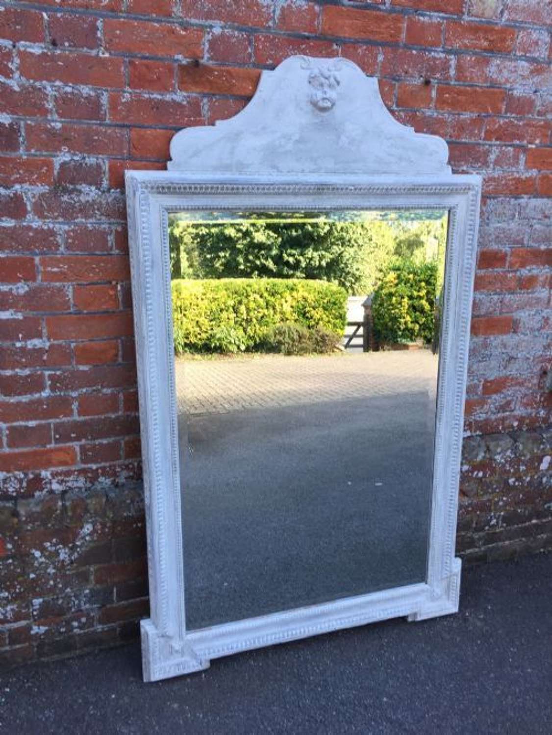 A Stunning Large Highly Decorative Antique 19th C Italian Mirror