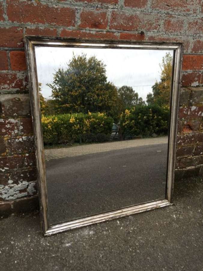 A Stunning Antique 19th Century French  Original Silvered Mirror