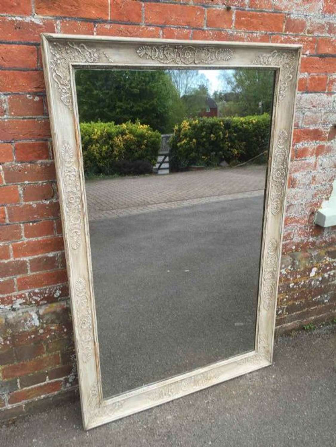 A Wonderful Large Early Antique 19th C  Louis Philippe Mirror.