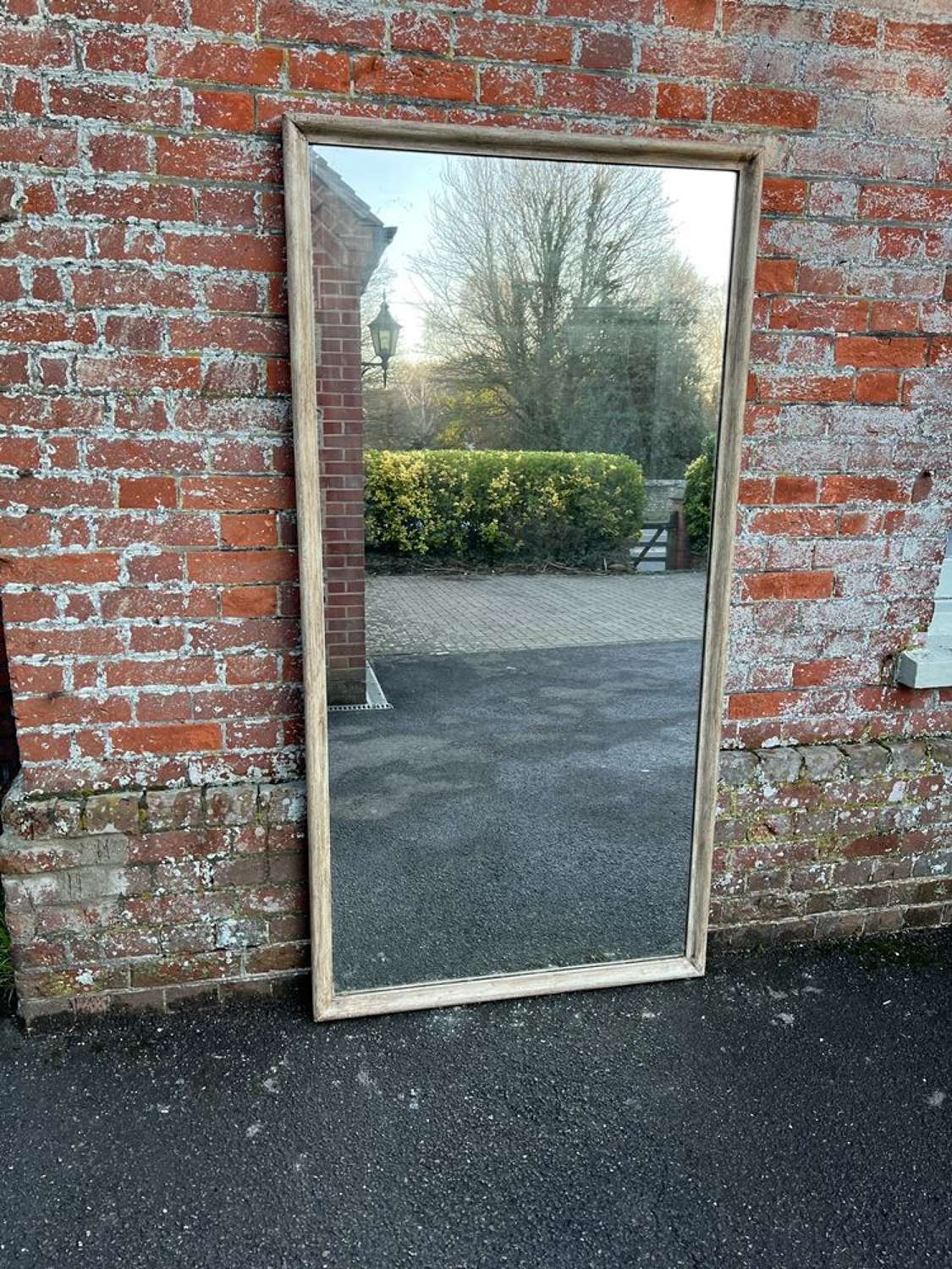 A Stunning large Antique French 19th Century  painted Bistro Mirror
