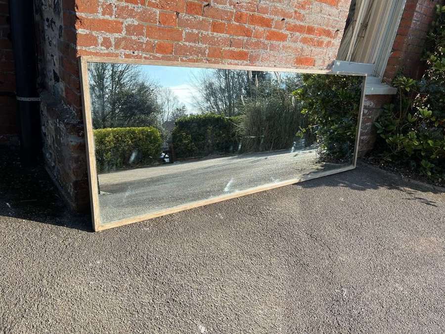 An Exceptional large Antique French 19th Century painted Bistro Mirror