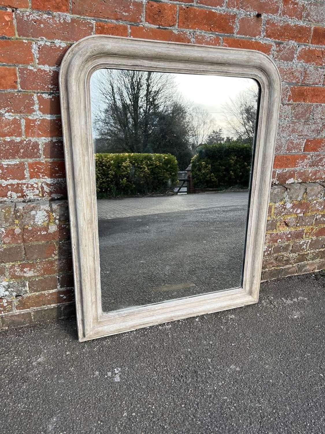 An Impressive good size Antique French 19th Louis Philippe Mirror.