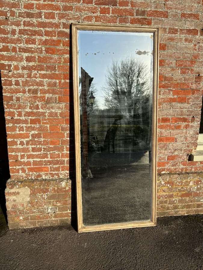 An Impressive large Antique French 19th Century painted Bistro Mirror.