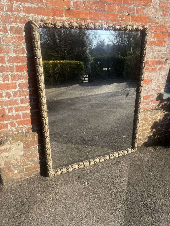 A Spectacular large Antique French 19th Century decorative Mirror.