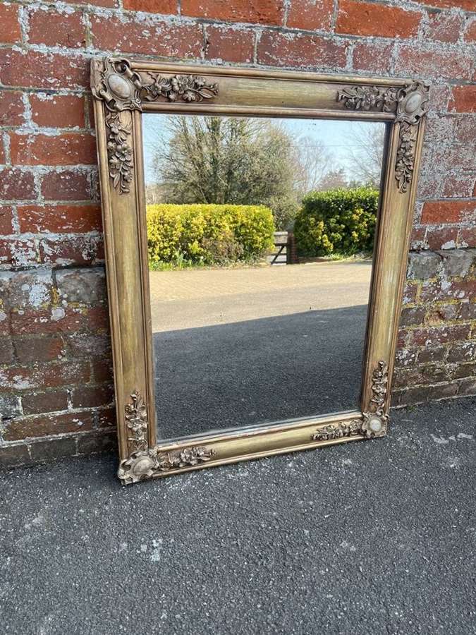A Stunning  Antique French 19th C gilt Louis Phillippe Mirror
