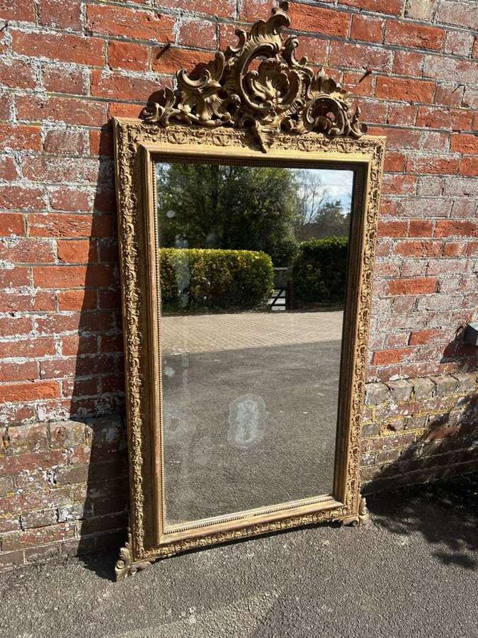 A Stunning large Antique French 19th C gilt Mirror