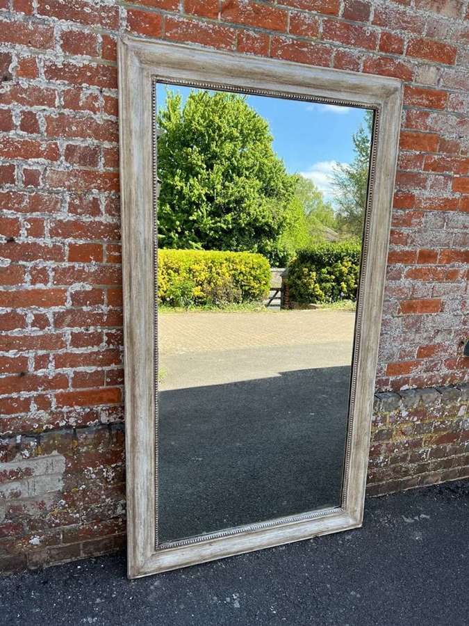 A Superb large Antique French 19th Century painted Mirror.