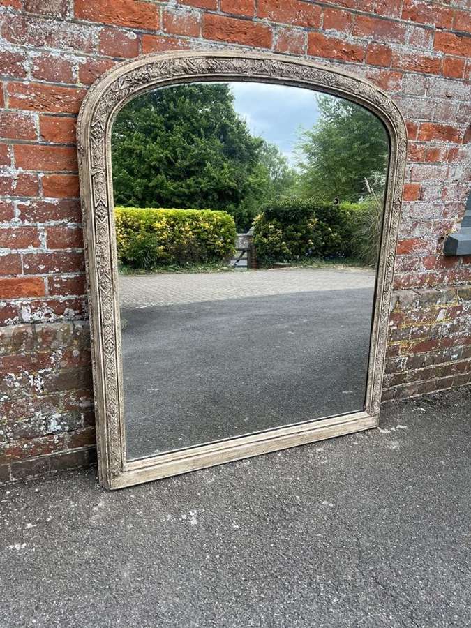 A Wonderful large Antique English 19th Century painted Mirror