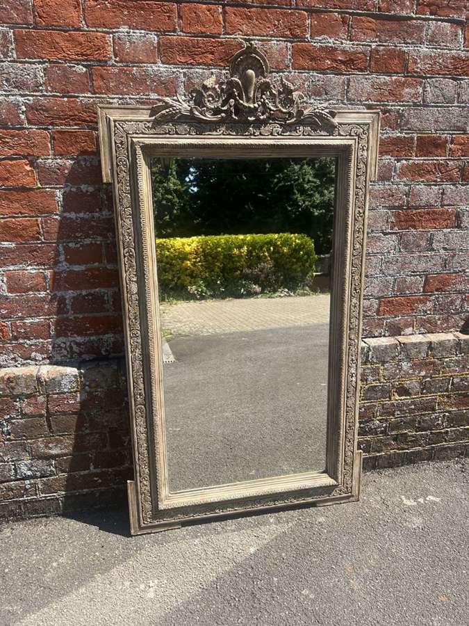 A Wonderful good size Antique French 19th Century painted Mirror.