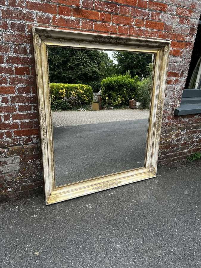 A Stunning large Early Antique French 19th C Louis Philippe Mirror.
