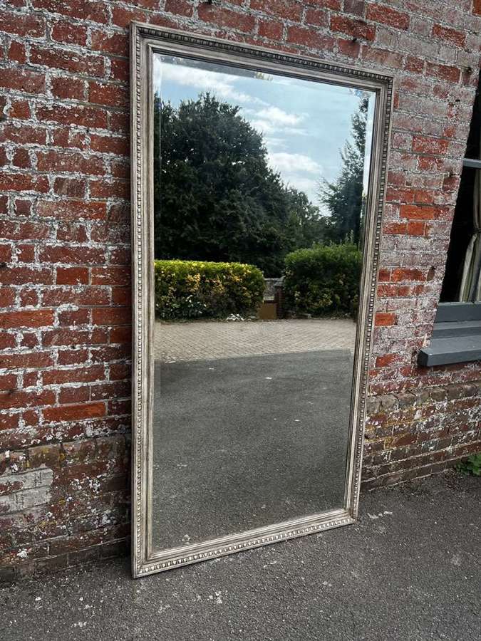 A Stunning large Antique French 19th C painted Mirror.