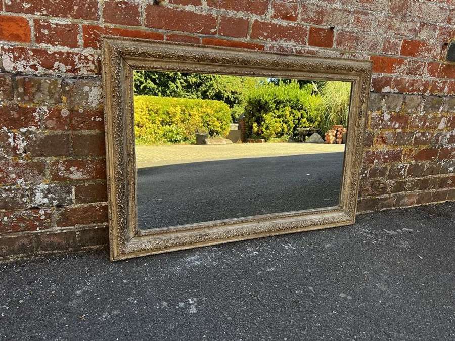 A Superb good size Antique French 19th C painted Mirror.