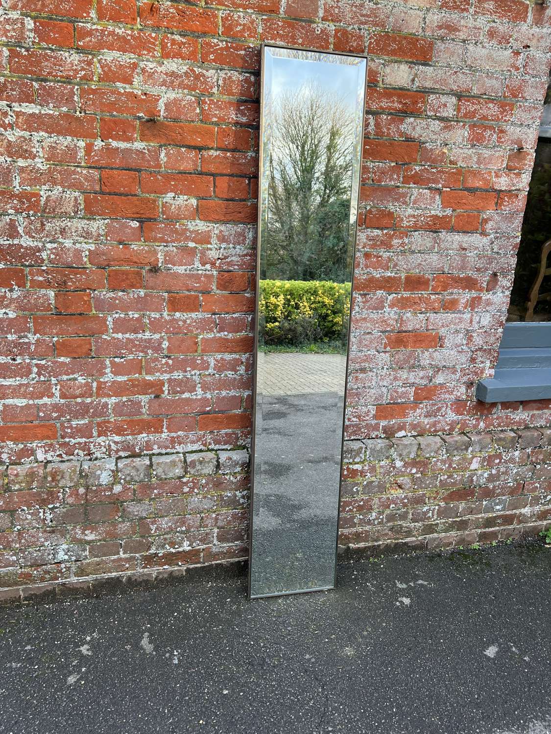 A Stunning large 20th C Ralph Lauren Brass framed Mirror.