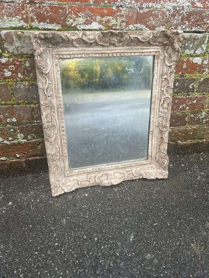 A Fabulous good size Antique French 19th C ornate painted Mirror