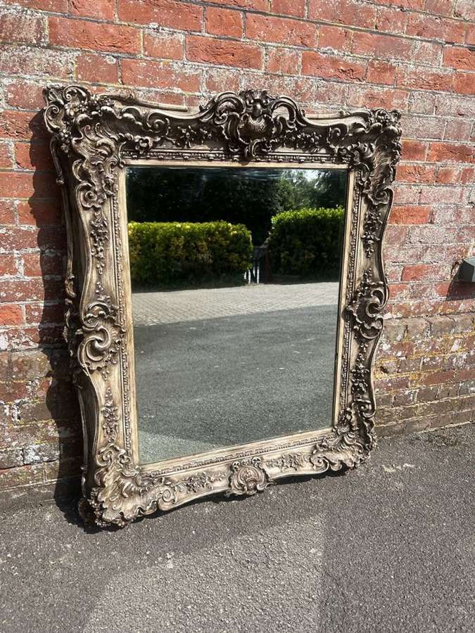 A Highly Impressive Antique English 19th C ornate painted Mirror.