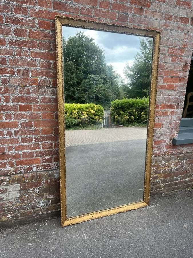 A Stunning large Antique French 19th C gilt framed Mirror.