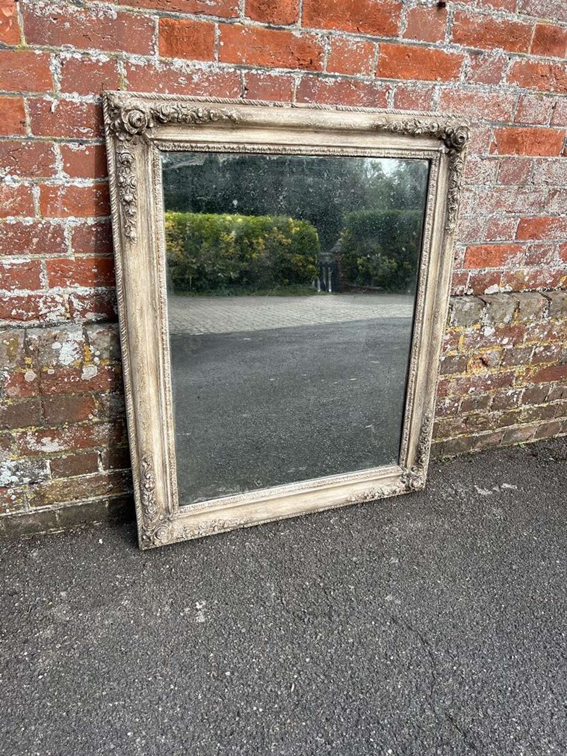 A Delightful good size Antique French 19th C Louis Philippe Mirror.