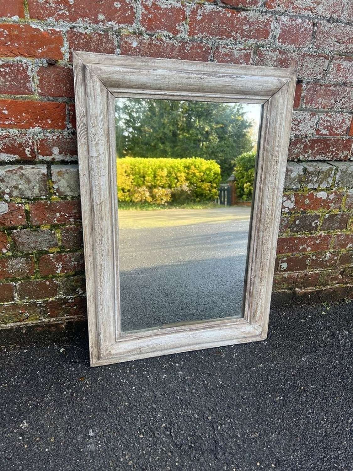 A Wonderful good size Antique French 19th C painted Mirror.