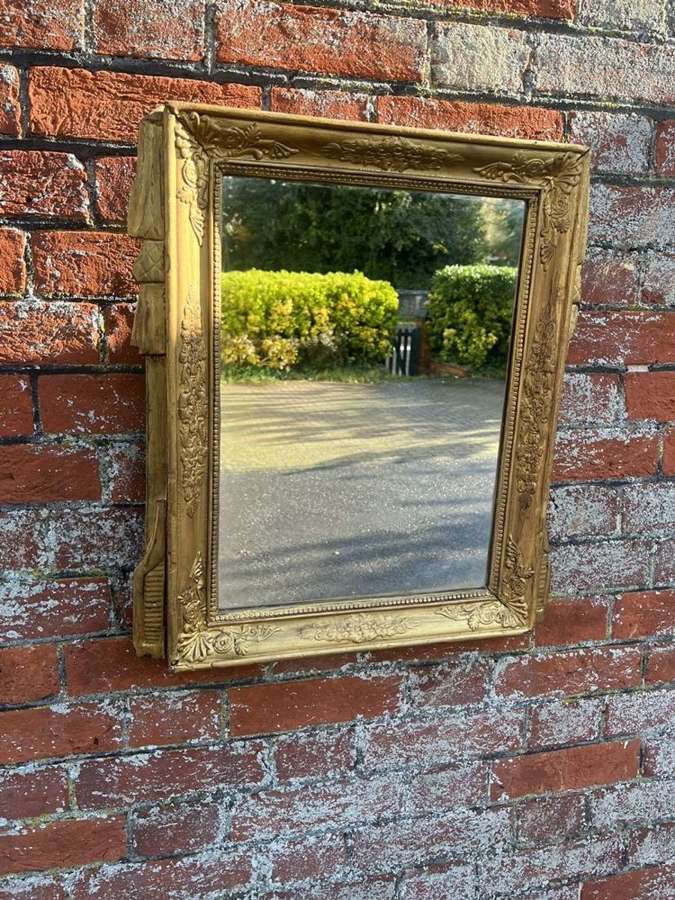A Superb good size Antique French 19th C gilt Louis Philippe Mirror.