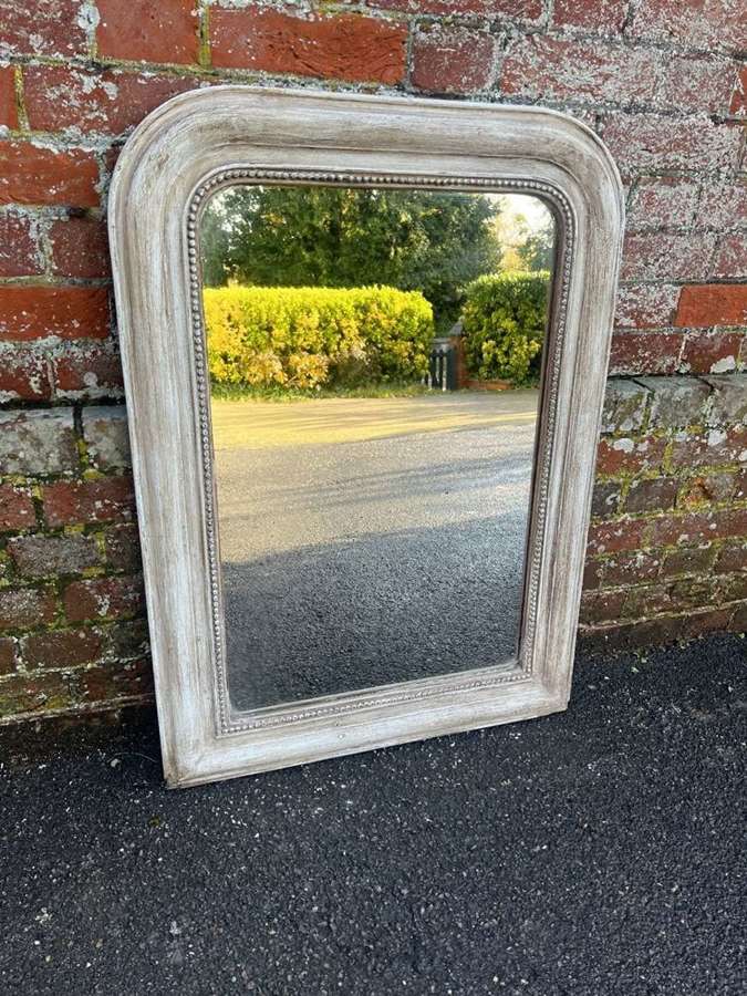 A Fabulous Antique French 19th C painted Louis Philippe Mirror.