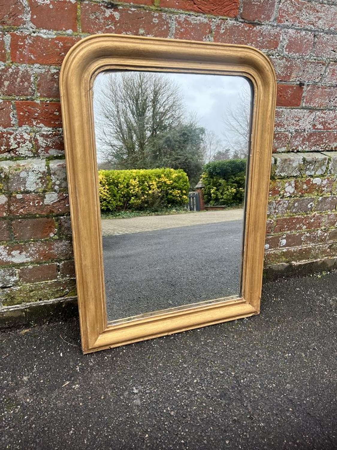 A Superb good size Antique French 19th C Louis Philippe Mirror.