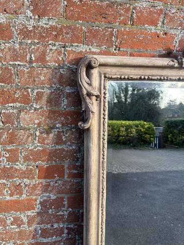 An Exceptional large Antique French 19th C painted Mirror.
