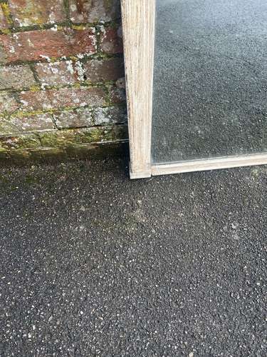A Fabulous large Antique English 19th C plain Overmantle Mirror.