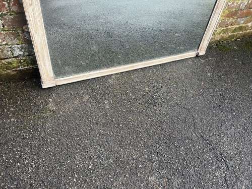 A Fabulous large Antique English 19th C plain Overmantle Mirror.