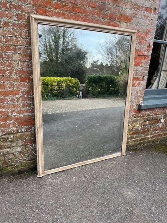 A Superb large Antique English 19th C carved painted Overmantle Mirror