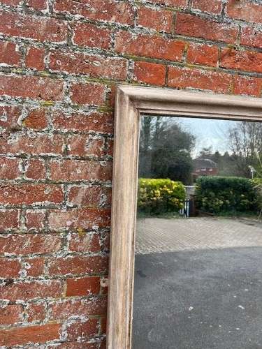 A Superb large Antique English 19th C carved painted Overmantle Mirror