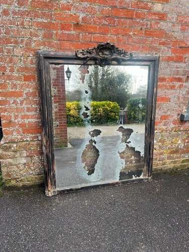 A Highly Impressive large Antique French 19thC Overmantle Mirror