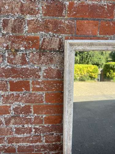 A Wonderful large Antique French 19th C painted plain Mirror.