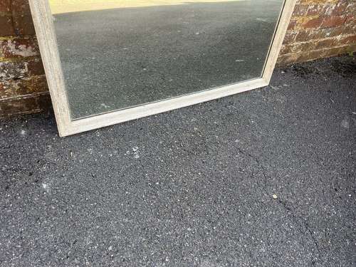 A Wonderful large Antique French 19th C painted plain Mirror.