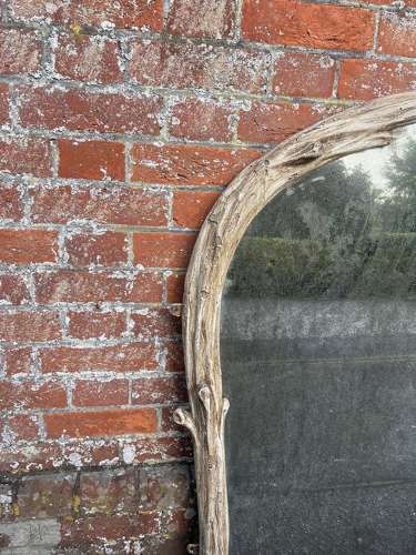 A Fabulous large Antique English 19th C painted arched top Overmantle