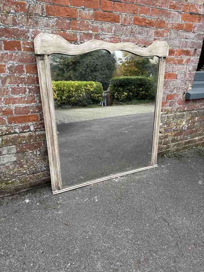 A Delightful large Antique English 19th C ornate Overmantle Mirror.