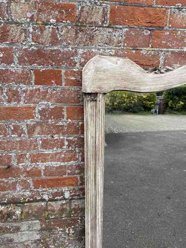 A Delightful large Antique English 19th C ornate Overmantle Mirror.