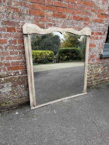A Delightful large Antique English 19th C ornate Overmantle Mirror.