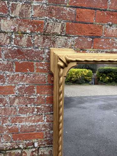 A Superb large Antique English 19th C gilt Overmantle Mirror.