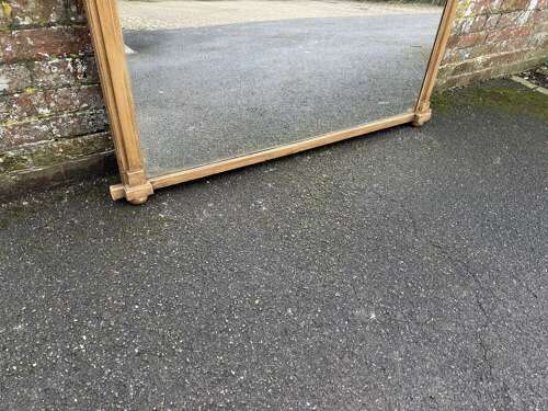 A Wonderful large Antique English 19th C gilt Overmantle Mirror.