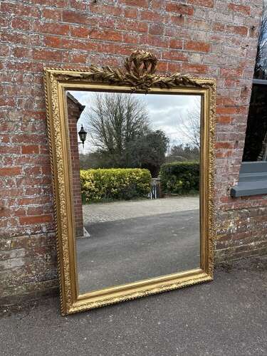 A Fabulous large Antique 19th C gilt Mirror.
