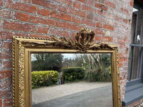 A Fabulous large Antique 19th C gilt Mirror.