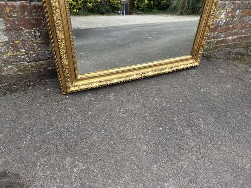 A Fabulous large Antique 19th C gilt Mirror.